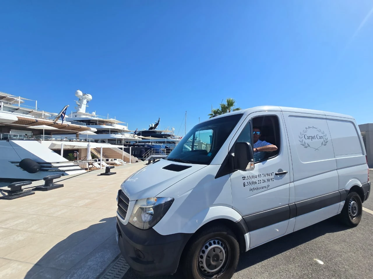 Carpet Care serving yachts in Monaco