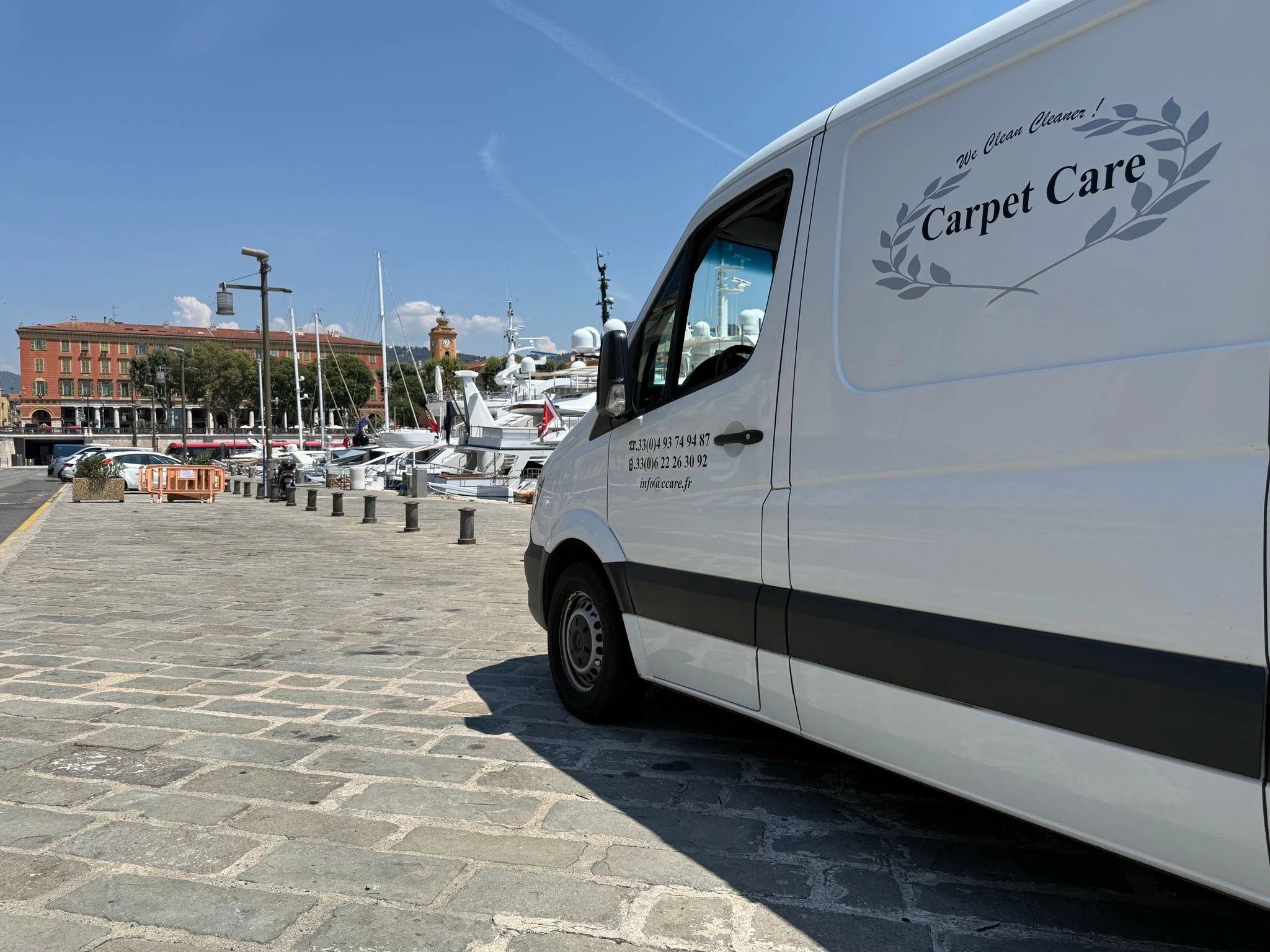 The city and old port of Nice on the French Riviera